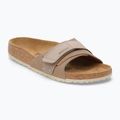Dámské nazouváky BIRKENSTOCK Oita W LENB/LEVE Narrow taupe 9