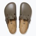 Nazouváky  BIRKENSTOCK Boston NL Regular smooth leather concrete gray 3