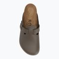 Nazouváky  BIRKENSTOCK Boston NL Regular smooth leather concrete gray 5