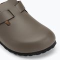 Nazouváky  BIRKENSTOCK Boston NL Narrow smooth leather concrete gray 7