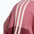 Dámská mikina Adidas Essentials 3-Stripes Crop pink strata/shadow red/bliss pink/wonder quartz 3