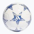adidas UCL Club 23/24 fotbalový míč bílá/železná metalíza/šokově fialová/jasně azurová velikost 4 2