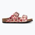Dětské nazouváky BIRKENSTOCK Arizona Birko-Flor Narrow electric metallic copper hearts 2