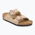 Dětské nazouváky BIRKENSTOCK Arizona Flowers Kids Birko-Flor sandcastle