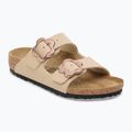Dětské nazouváky BIRKENSTOCK Arizona Flowers Kids Birko-Flor sandcastle