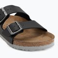 Nazouváky BIRKENSTOCK Arizona Birko-Flor black/light gray 7