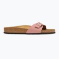Dámské pantofle BIRKENSTOCK Madrid Birkibuc Narrow růžová hlína 2