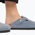 Nazouváky BIRKENSTOCK Boston Suede Leather stone blue 7