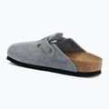 Nazouváky BIRKENSTOCK Boston Suede Leather stone blue 3