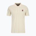 Pánské polo tričko FILA Luckenwalde antique white/adventurine striped 5