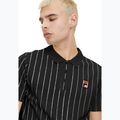 Pánské polo tričko FILA  Luckenwalde black/bright white striped 4