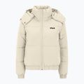 Dámská péřová bunda FILA Buchen Cropped Puffer antique white