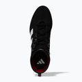 Boxerské boty Adidas Box Hog 4 core black/cloud white/pure ruby 7