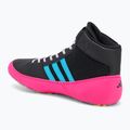 Boxovací boty adidas HVC core black/signal cyan/yellow 3