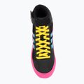 Dětské boxerské boty adidas Havoc core black/signal cyan/yellow 5