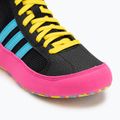Dětské boxerské boty adidas Havoc core black/signal cyan/yellow 7