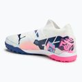 Kopačky PUMA Future 7 Match Vol. Up TT white/lumi blue/poison pink/fizzy melon/bluemazing 3