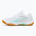 Dámská sálová sportovní obuv PUMA Solarflash III puma white/electric peppermint 2