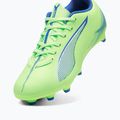 Dětské kopačky  PUMA Ultra 5 Play FG/AG Jr fizzy apple/puma white 11