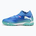 Dětské kopačky PUMA Future 7 Match TT + Mid Jr blue/puma white/electric peppermint 2