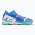 Dětské kopačky PUMA Future 7 Match TT + Mid Jr blue/puma white/electric peppermint 3