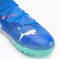 Dětské kopačky PUMA Future 7 Match TT + Mid Jr blue/puma white/electric peppermint 7