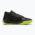 Pánské basketbalové boty PUMA Court Pro puma black/electric lime 3