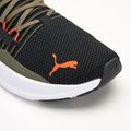 Běžecké boty PUMA Softride Symmetry Fuzion puma olive/puma black/flame filcker 7