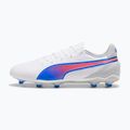 Kopačky PUMA King Match FG/AG puma white/bluemazing/flat light grey/sunset glow 10
