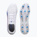 Kopačky PUMA King Match FG/AG puma white/bluemazing/flat light grey/sunset glow 11