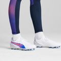 Kopačky PUMA King Match FG/AG puma white/bluemazing/flat light grey/sunset glow 14