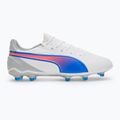 Kopačky PUMA King Match FG/AG puma white/bluemazing/flat light grey/sunset glow 2