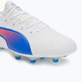 Kopačky PUMA King Match FG/AG puma white/bluemazing/flat light grey/sunset glow 7