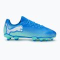 Dětské kopačky PUMA Future 7 Play FG/AG Jr hyperlink blue/mint/puma white 2
