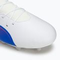 Dětské kopačky PUMA King Match FG/AG Jr puma white/bluemazing/flat light grey/sunset glow 7