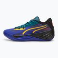 Pánské basketbalové boty PUMA All-Pro Nitro Crowd Craze lapis lazuli/cold green/puma black