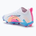 Dětské kopačky PUMA Ultra 5 Match Vol. Up FG/AG Jr puma white/luminous blue 2
