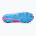 Dětské kopačky PUMA Ultra 5 Match Vol. Up FG/AG Jr puma white/luminous blue 4