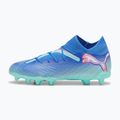 Dětské kopačky PUMA Future 7 Pro FG/AG Jr bluemazing/puma white/electric peppermint 2