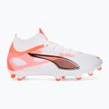 Pánské kopačky PUMA Ultra 5 Match+ FG/AG puma white/puma black/glowing red 2