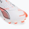 Kopačky  PUMA Ultra 5 Play FG/AG puma white/puma black/glowing red 7