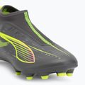 Dětské kopačky PUMA Ultra 5 Match+ LL FG/AG Jr matte aged silver/yellow alert/puma aged silver 7