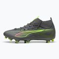 Pánské kopačky PUMA Ultra 5 Match+ FG/AG matte aged silver/yellow alert/puma aged silver