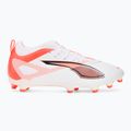 Dětské kopačky PUMA Ultra 5 Match FG/AG Jr puma white/puma black/glowing red 2