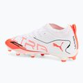 Dětské kopačky PUMA Ultra 5 Match FG/AG Jr puma white/puma black/glowing red 3