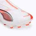 Dětské kopačky PUMA Ultra 5 Match+ LL FG/AG Jr puma white/puma black/glowing red 7