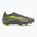 Dětské kopačky PUMA Ultra 5 Pro FG/AG Jr matte aged silver/yellow alert/sun struck 2