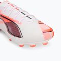 Pánské kopačky PUMA Ultra 5 Ultimate FG puma white/puma black/glowing red 7