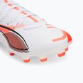 Pánské kopačky PUMA Ultra 5 Play+ FG/AG puma white/puma black/glowing red 7