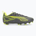 Dětské kopačky PUMA Ultra 5 Play FG/AG Jr matte aged silver/yellow alert/puma aged silver 2